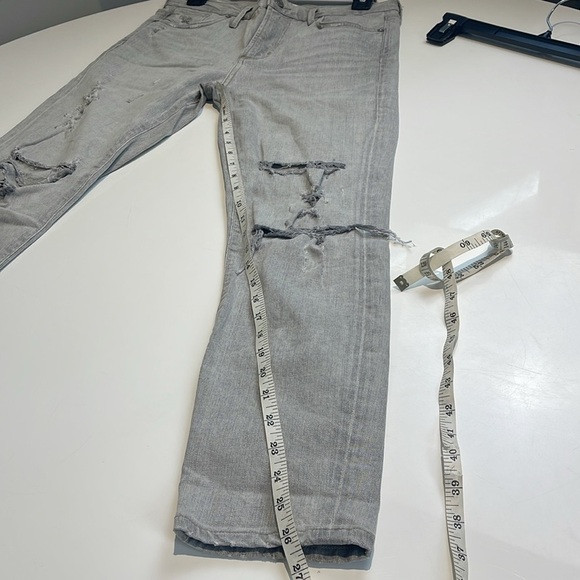 Agolde Jeans Sophie High Rise Crop Distressed Skinny Size 27 - Picture 14 of 16